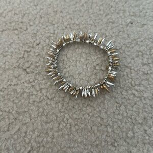 stella & dot ~ mixed metal renegade cluster bracelet ~ edgy spikes